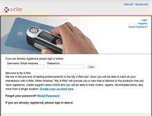Tablet Screenshot of cache.xrite.com